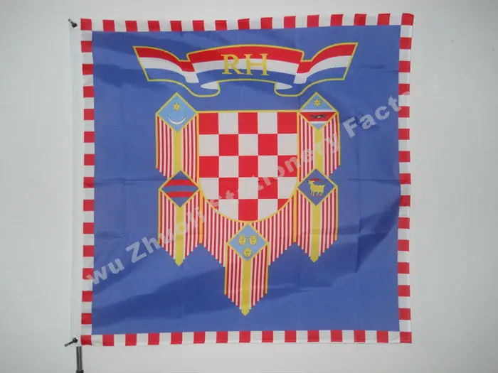 

Croatia Presidential Flag 120X120cm (4x4FT) 120g 100D Polyester Double Stitched High Quality Free Shipping