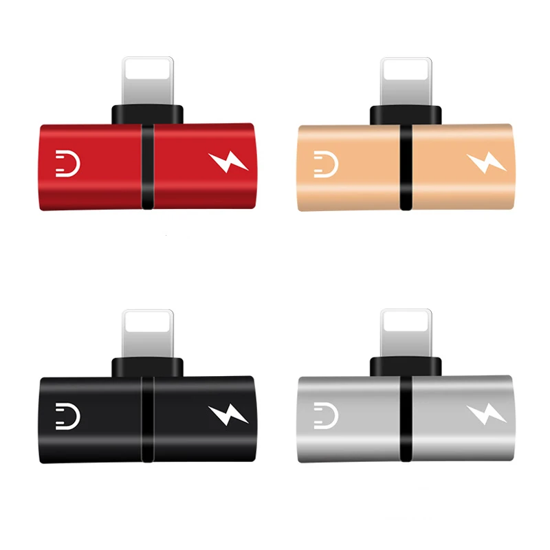 5pcs 2-in-1 Headphone Adapter Headset Charge Adaptor Earphone Connector Splitter Convertor for iPhone X/XS/XS MAX/XR/7 8/7 8Plus 5pcs 2-in-1 Headphone Adapter Headset Charge Adaptor Earphone Connector Splitter Convertor for iPhone X/XS/XS MAX/XR/7 8/7 8Plus