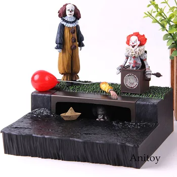 

NECA Pennywise Action Figure Stephen King's The Clown IT Accessory Set NECA Pennywise Figure PVC Collectible Model Toy