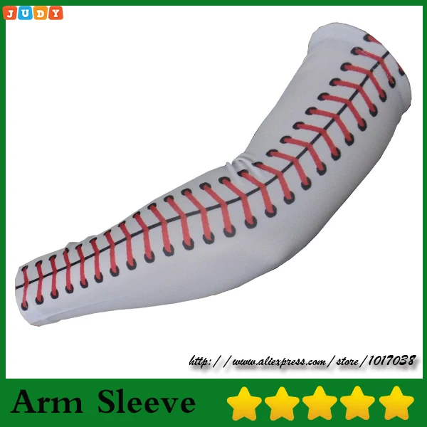 Baseball Stitches camo arm sleeves baseball Outdoor Sport Stretch Arm