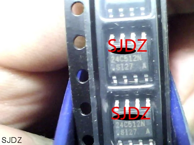 4 шт 24C512N AT24C512N SI27 sop8|Интегральные схемы| |