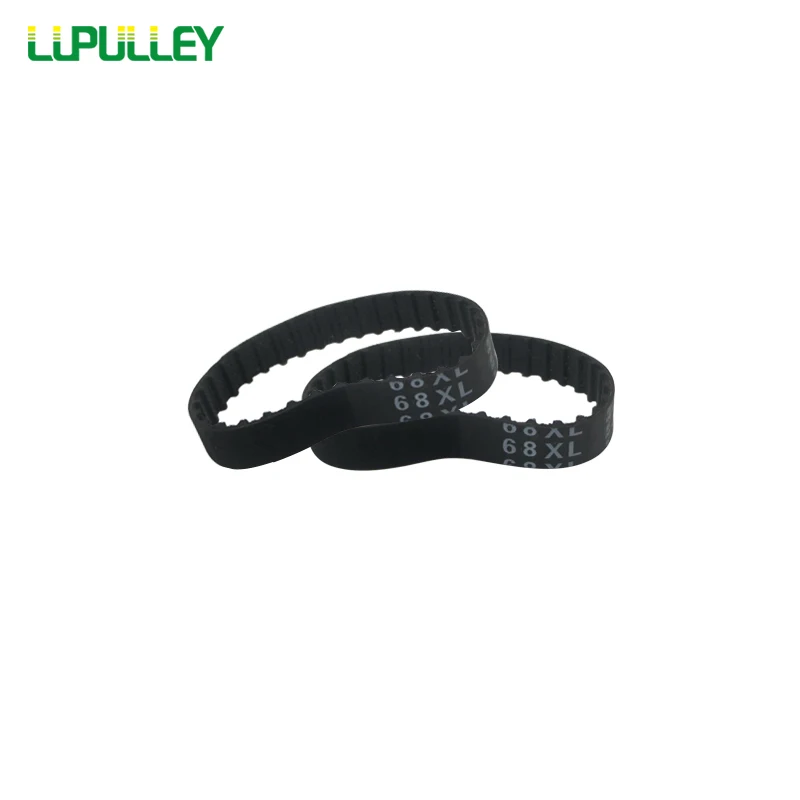 

LUPULLEY XL Timing Belt Toothed Belt 60XL/64XL/68XL/70XL/72XL/74XL/76XL Type 5.08mm Pitch 10mm Width Black Rubber Closed-loop