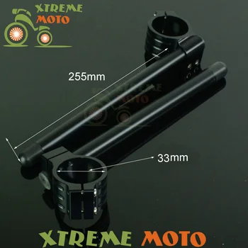 

CNC Aluminum 33MM Fork Tube Adjustable Handlebars Clipons Clip-on For XV250 SRX250 BW350 XS360 XS400 Motorcycle