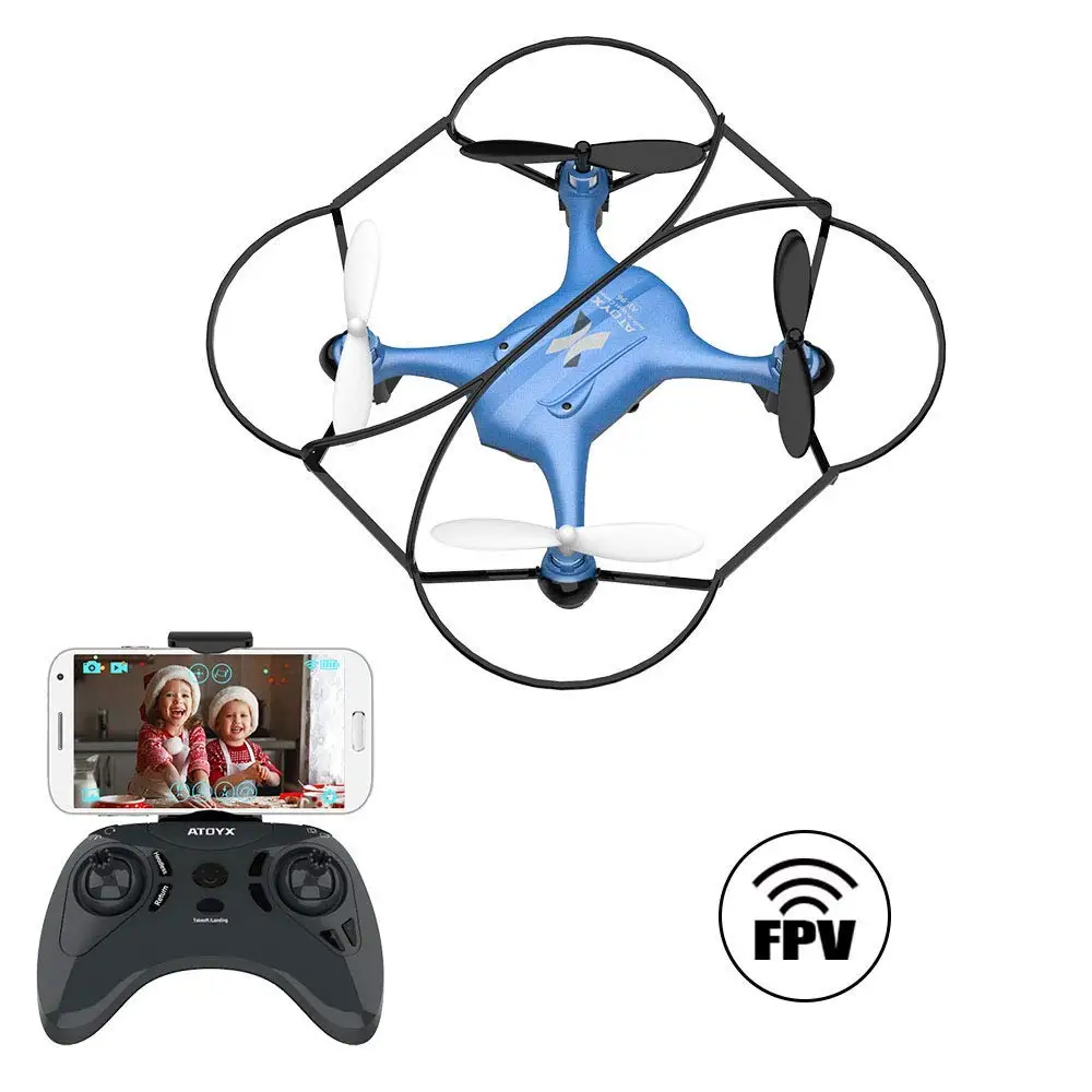 

ATOYX Camera Drone With Camera HD no 4k Mini Drone RC Quadcopter FVP WIFI With Wide Angle HD High Headless Altitude Hold Mode