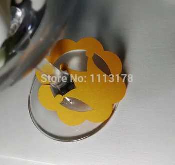 

personalized design only for you wedding party escort cards crown wine glass ring place cards name seat cardspc001