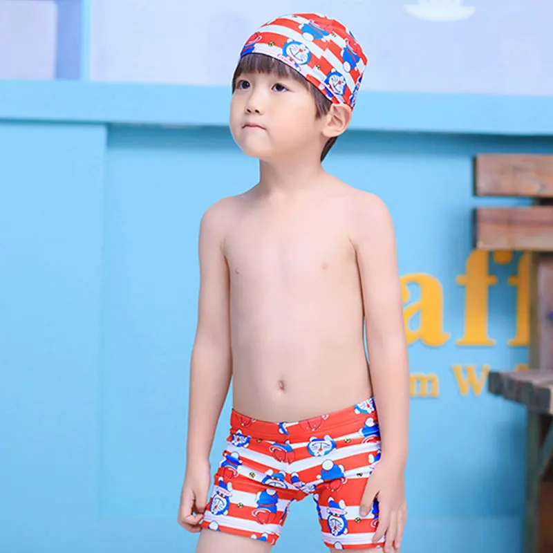 2016CutekidsboysswimtrunksbabyswimwearDoraemonCartoonboys