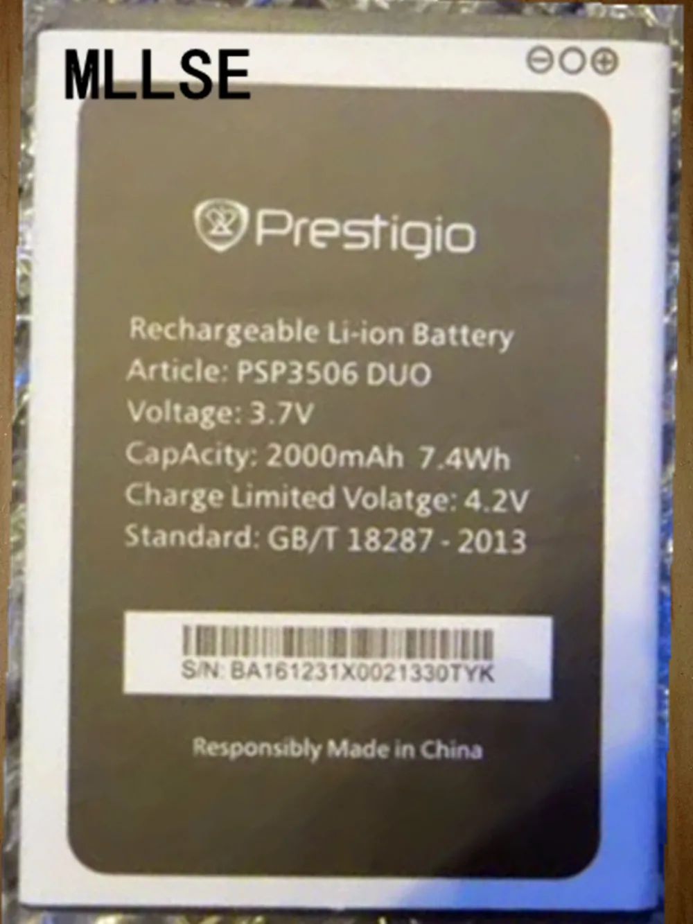 Аккумулятор MLLSE PSP3506 для Prestigio Wize M3 NX3 PSP3517 DUO мобильный телефон 2000 мАч | Мобильные