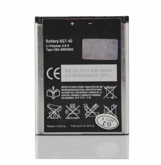 

ALLCCX high quality mobile phone battery BST-40 for Sony Ericsson P990 P990i P990c P1c P1 P1i P700i Z555i