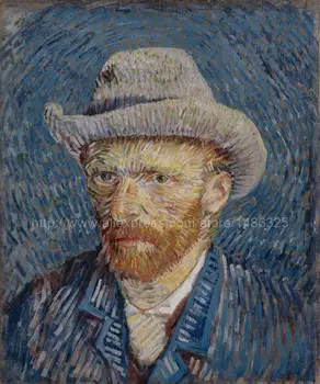 

Character 100% hand painted Van Gogh Impressionn decor large wall decor for living room Bathroom background High quality