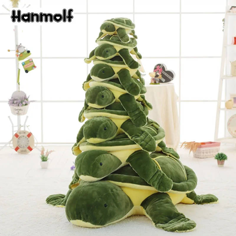 

Sea Turtle Plushie Toy Lovely Floor Huge Animals Stuffed Doll Ocean Aquatic Green Turtle Toy Kids Gift 38/46/55/65/85cm