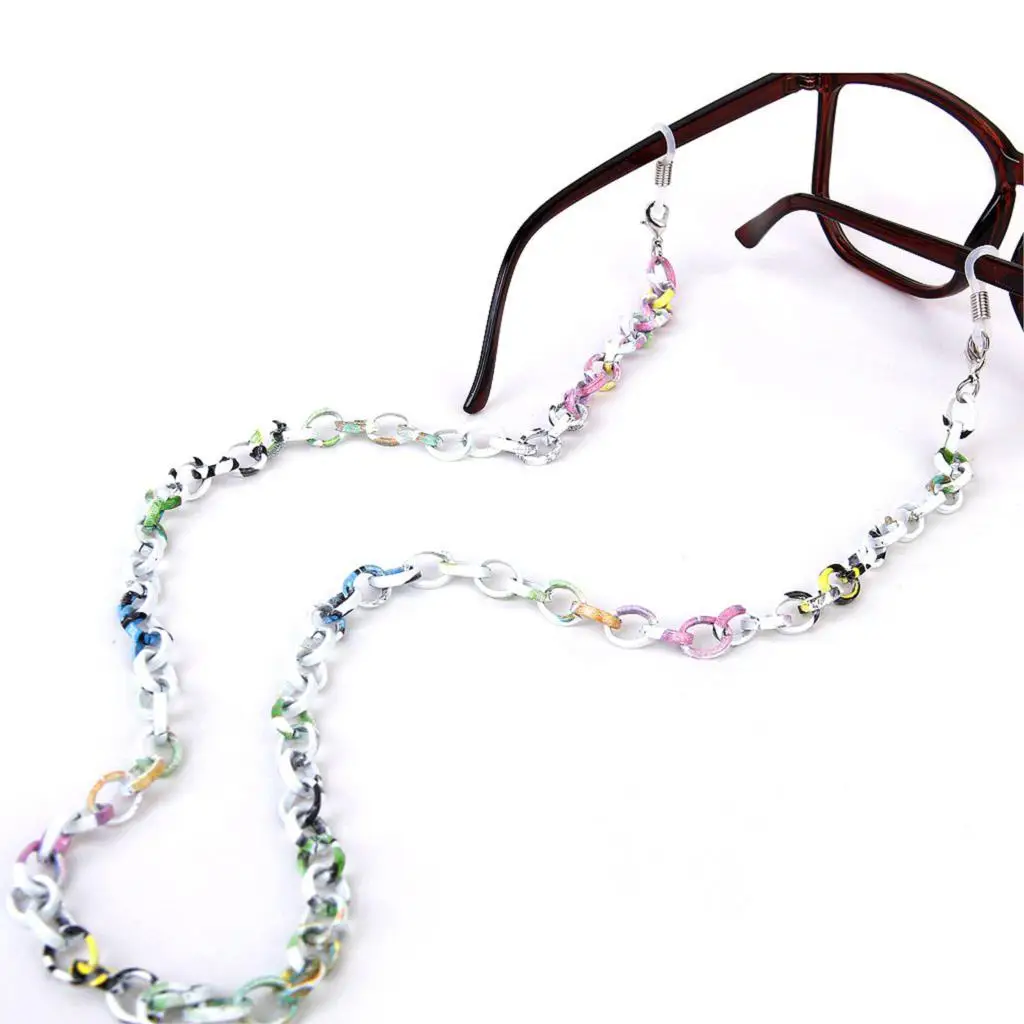 

HOT SALE!Aluminum Eyeglasses/Sunglasses/Spectacles/Glasses Chain Holder Necklace Cord 70CM---Colorful