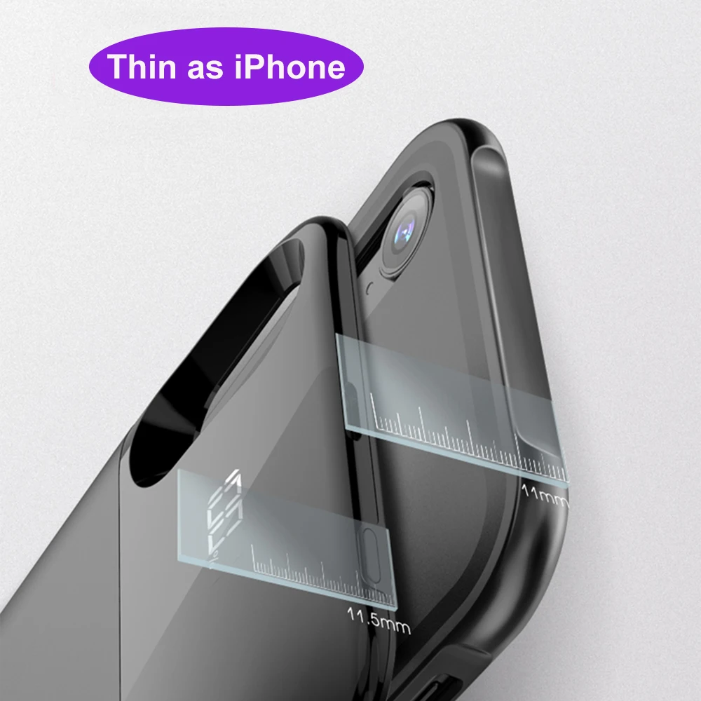 Чехол для телефона с функцией самозарядки iPhone XR Xs Max внешний аккумулятор