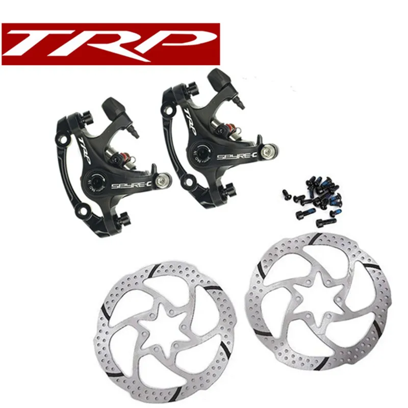 

TRP Spyre - C Alloy Mechanical Disc Brake Caliper SPYRE-C calipers Front / Rear / Pair w/ or w/o 160mm Rotor with Adapter