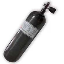 AC36811 новое обновление GB 6.8L 30Mpa 4500psi композитный SCBA бак из углеродного волокна цилиндр для Пневматика с предварительной накачкой Rifl с клапаном для дайвинга