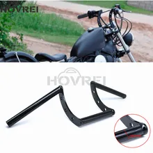 Универсальный 25 мм " мотоцикл Железный Drag Z бар руль откатная Ручка Бар для Кафе Racer Harley Sportster Чоппер