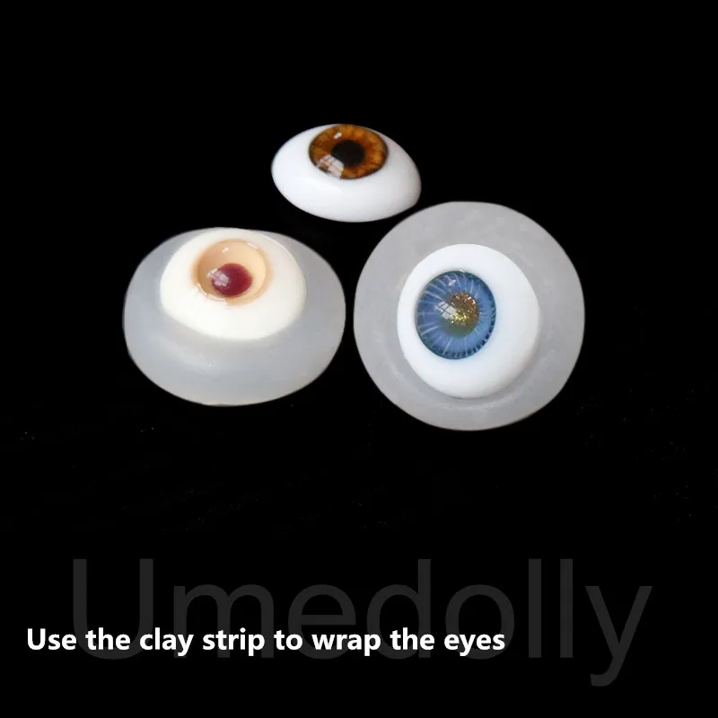 Doll Accessories Doll Eyes 1PCS 1/6 1/4 1/3 SD BJD Dolls Eyeballs Clay for BJD Eyes Eyeballs Sticking Mud Clay Toys DIY