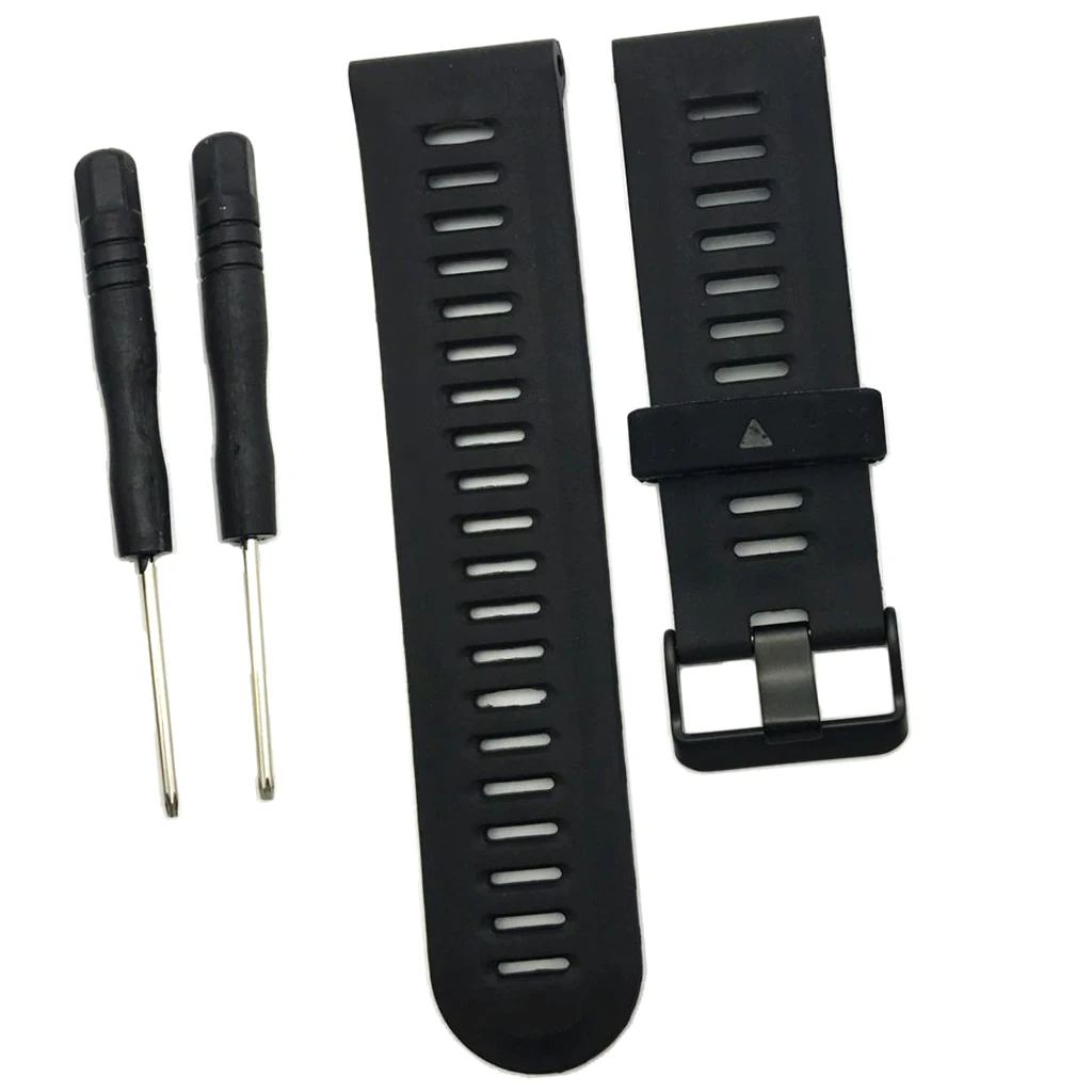 Soft Silicone Wristband Wrist Band Strap Replacement Watch Band for Garmin Fenix 3 / Fenix 5X smartwatch Replacement Tools