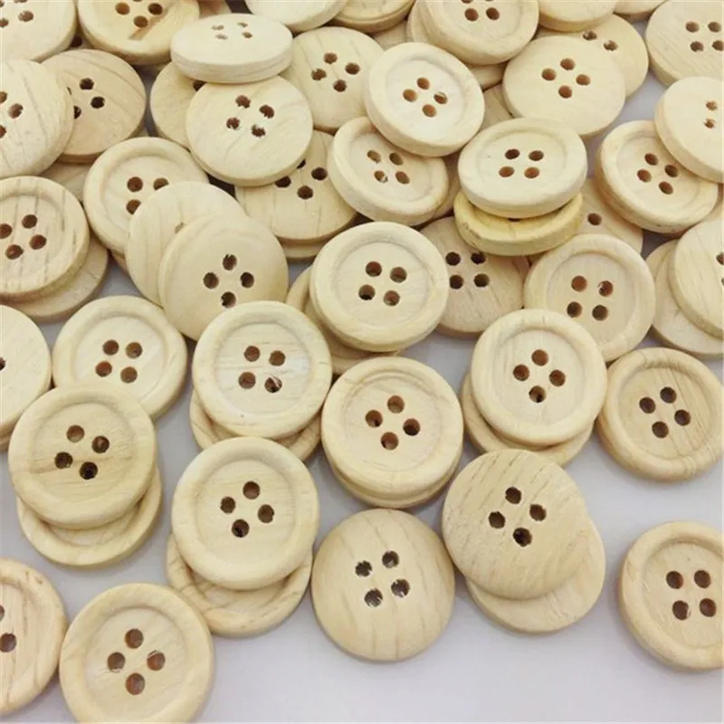 50 шт. деревянные пуговицы с 4 отверстиями 20 мм|wooden buttons|wooden buttons 20mmbuttons 20mm |
