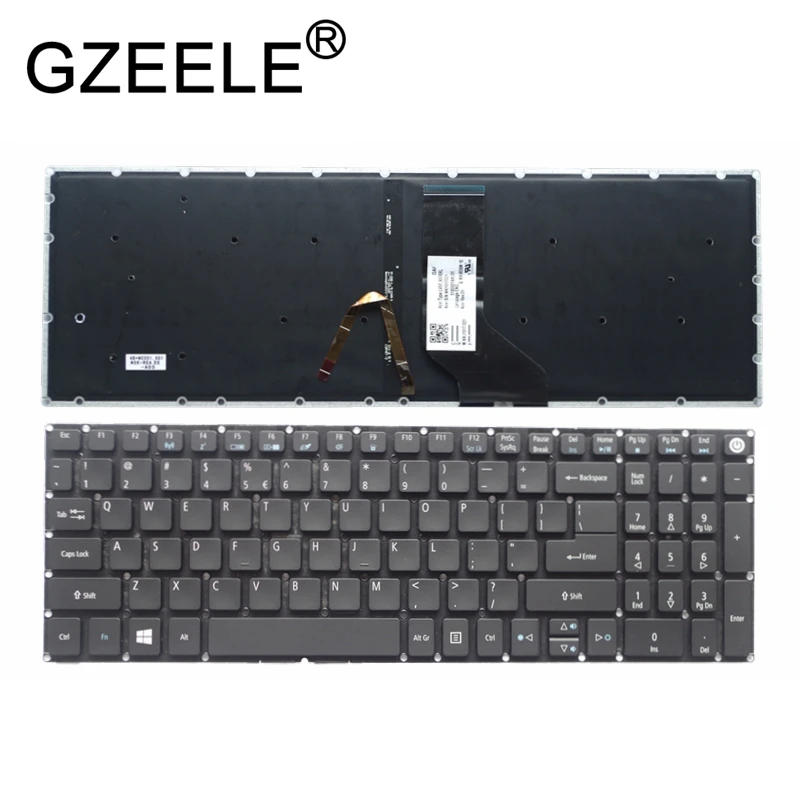 

GZEELE NEW backlit keyboard for Acer Aspire V3-575 V3-575G V3-575T V3-575TG Keyboard Backlight US black