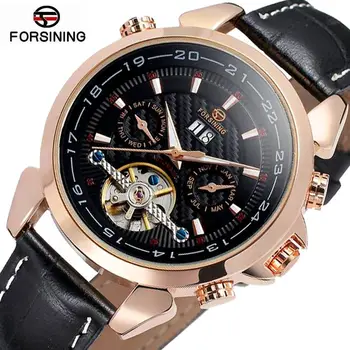 

Forsining New Waterproof Diamond Automatic Watch Men Top Brand Luxury Mechanical Watches Men Skeleton Watch Tourbillon Men Watch