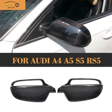 Replaced Carbon fiber Rear View Mirror Cover for Audi A4 B8.5 B9 2013 - 2015 A5 8T 2010 - 2015 S5 2010 - 2014 RS5 2011 - 2015 Replaced Carbon fiber Rear View Mirror Cover for Audi A4 B8.5 B9 2013 - 2015 A5 8T 2010 - 2015 S5 2010 - 2014 RS5 2011 - 2015