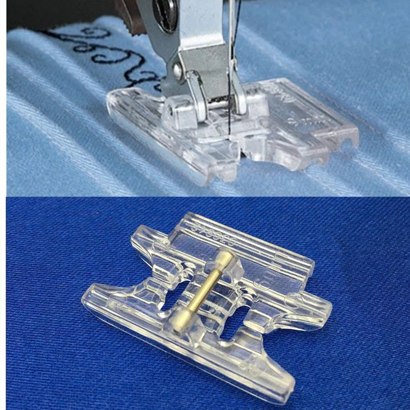 

6MM Pintuck Foot Sewing Machines Foot With Decorative Stitch Guide For Pfaff # 93-036942-91 7YJ198