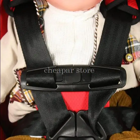 

High Quality Brief Car Baby Safety Seat Strap Belt Harness Chest Child Clip Nylon Safe Buckle