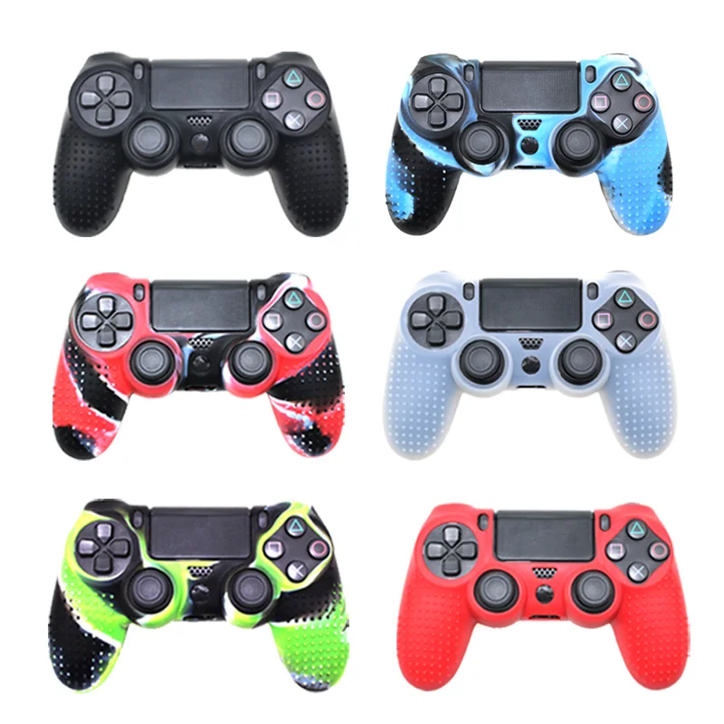 

Silicone Camo Protective Skin Case For Sony Dualshock 4 PS4 Pro Slim Soft Silicone Cover For PS4 Controller