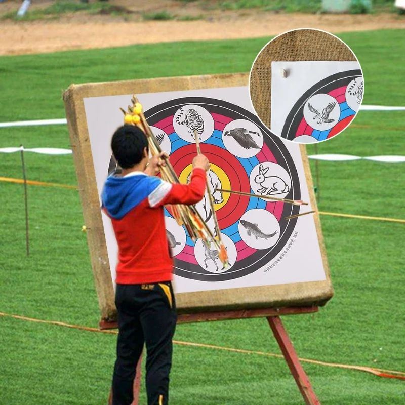 

Shooting Target Competition Training Animal Sheet Practice Hunting 40x40cm Paper Archery Accessories