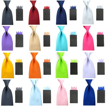 

Mens Satin Solid 8cm Tie Necktie 4 Fancy Folds Pre-folded Handkerchief Hanky Set SETBW0036