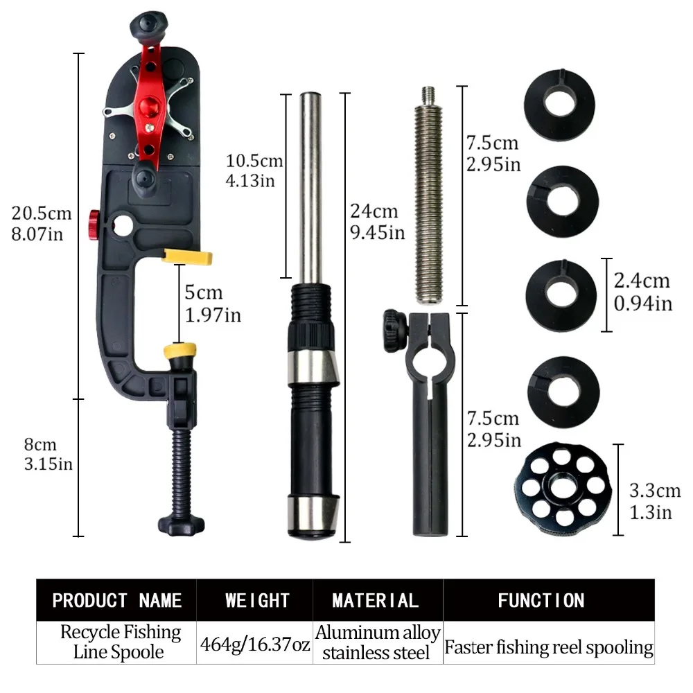 New Hot American Premiere Spinning Reel Line spooler Fishing Line Winding  System Line Winder Spool Spooler - AliExpress