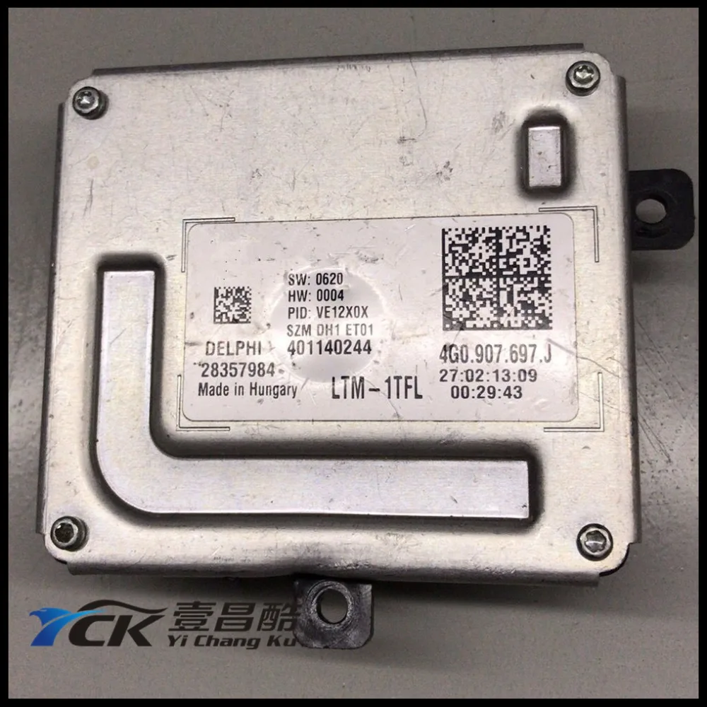 

1PC YCK Original A7 LED Driver LED Headlight Control Unit 4G0907397J 4G0.907.397.J 28357984 401140244 (Genuine and Used)