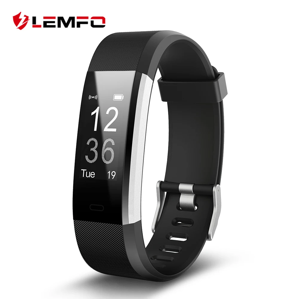 ID115 HR Plus Smart Wristband Bracelet Support Heart Rate Monitor Fitness Tracker Smartband for Android IOS