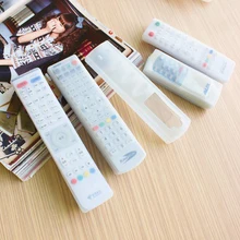 CTREE 1 шт. прозрачный силиконовый комплект дистанционного управления кондиционер ТВ Пылезащитный Водонепроницаемый защитный пульт дистанционного хранения рукав C217