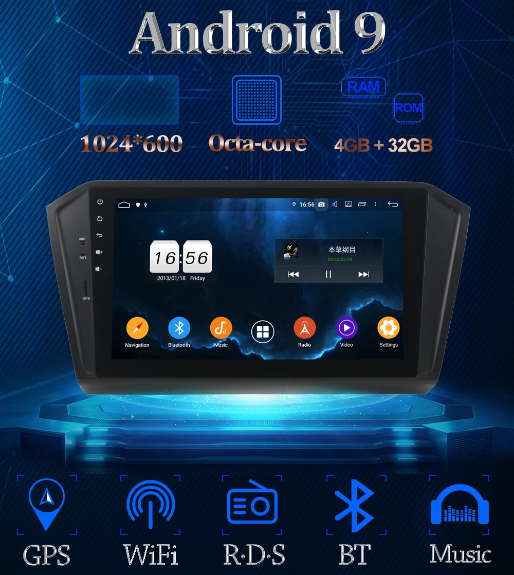 Best Owtosin Car Radio Multimedia Video Player Navigation GPS Android 9.0 For Volkswagen VW Passat 2014 2015 2016 2017 2018 2019 Car 2 Best Owtosin Car Radio Multimedia Video Player Navigation GPS Android 9.0 For Volkswagen VW Passat 2014 2015 2016 2017 2018 2019 Car 2