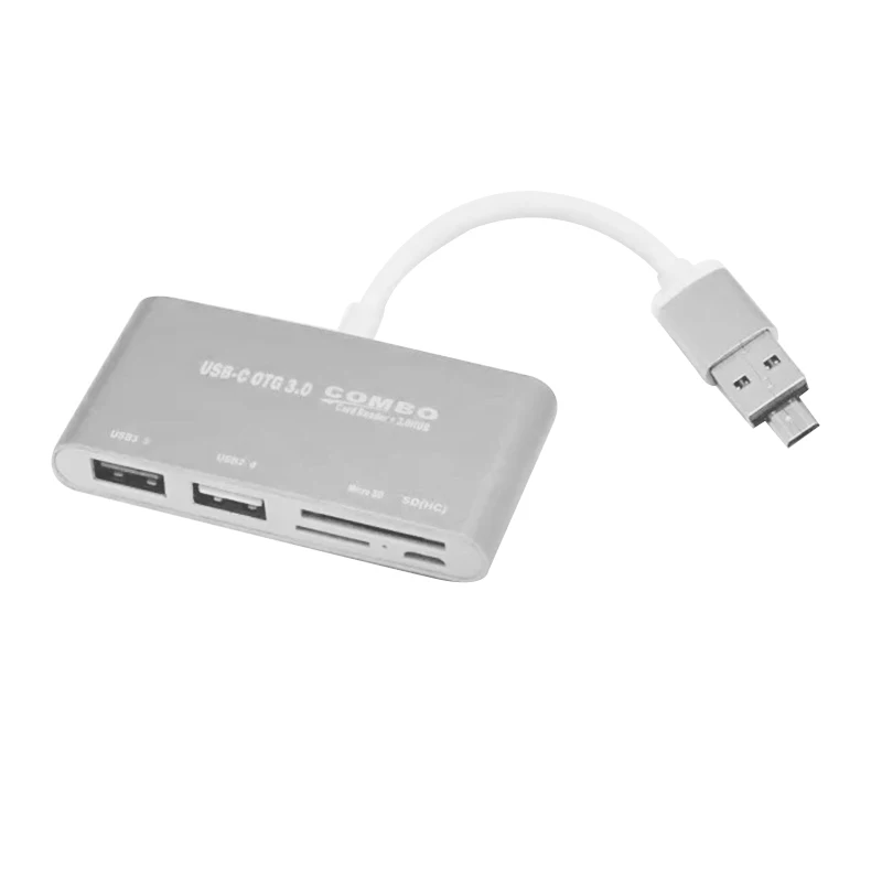 Горячая Распродажа Тип-C USB3.0 совместимая с TF SD Card Reader