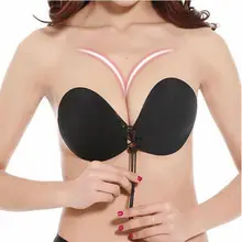 Сексуальные накладки на грудь дамы тянет веревку силиконовые нагрудные наклейки пуш-ап массаж невидимое нижнее белье без бретелек