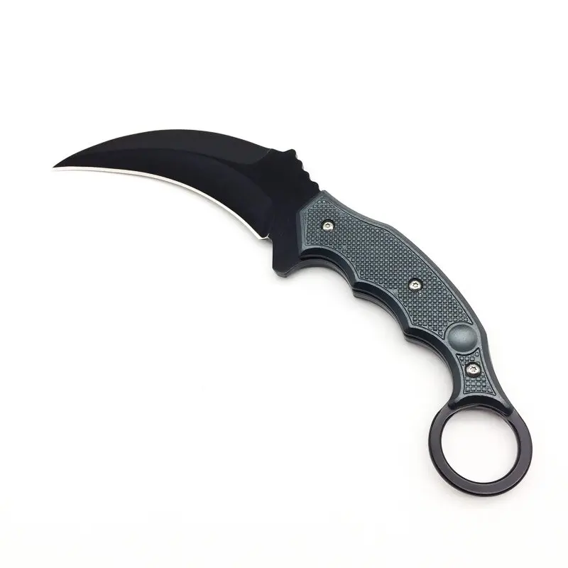 Нержавеющая сталь Тактический Karambit hawbill Ножи, выживания обороны коготь фиксированной Ножи для наружного Охота Кемпинг Пеший Туризм Инструменты