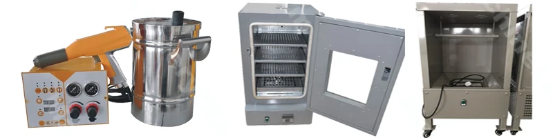 Lab powder coating system detail