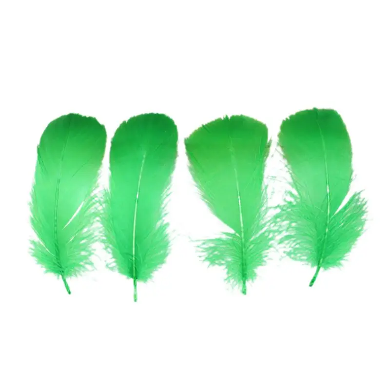 

Colorful 100Pcs 8-12cm Goose Feather Floating Feathers Wedding Decoration Plume For DIY Accessories & Craft Making