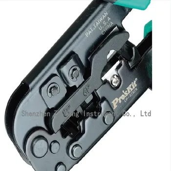 

ProsKit CP-376TR 4P/6P/8P Telecom Crimping Tool (190mm) Plastic steel Cable network crystal head crimping pliers