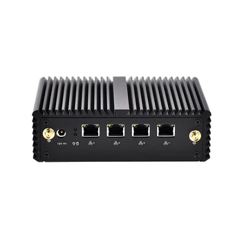 Barebone Mini Pc Qotom-Q190G4N-S08 Quad Core J1900  VGA 4*usb Fanless X86 ,apply to router, firewall, proxy