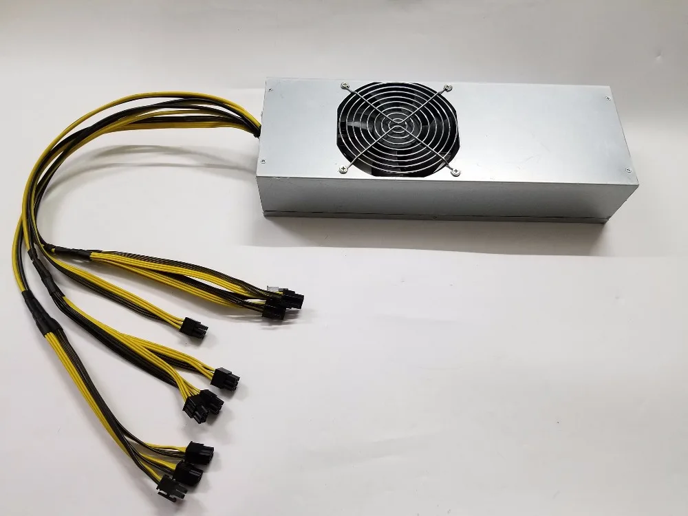 Блок питания для майнинга BTC LTC DASH Miner 110 В/220 В 2400 Вт блок Antminer S7 S9 D3 A3 Baikal X10 Giant B Super