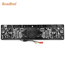 European Car Licence Plate Car Rear View Camera 7 LED Night Vision Vehicle Rearview Camera Waterproof 170 Degree Viewing Angle
