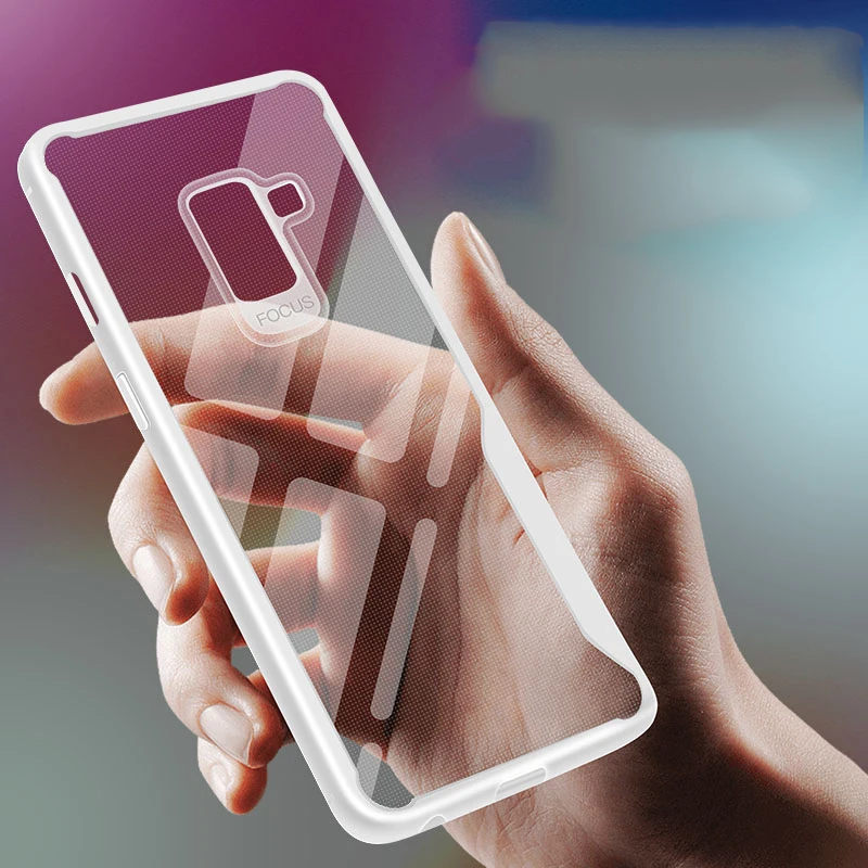 For Samsung Galaxy A6 2018 Case Clear TPU Soft Cover for A8 Plus Phone Cases | Мобильные телефоны и аксессуары