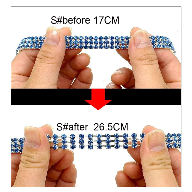 Эластичность кошка собака с украшением в виде кристаллов воротник роскошные аксессуары для домашних животных, чихуахуа, тцу щенок ошейники для собак, Цепочки и ожерелья, товары для домашних питомцев