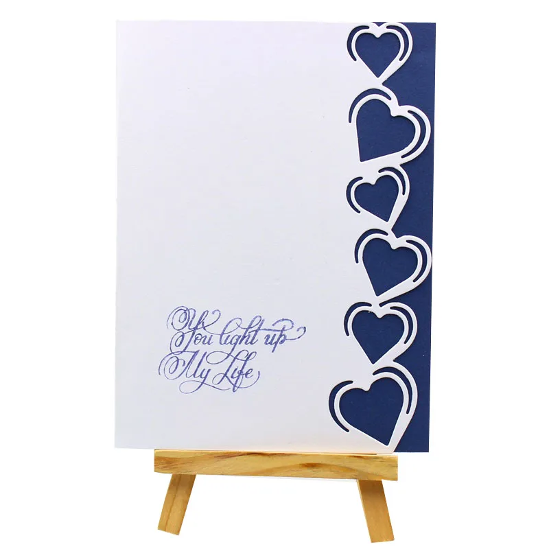 

KLJUYP Heart Frame Metal Cutting Dies Scrapbook Paper Craft Decoration dies scrapbooking