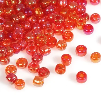 

Doreen Box hot- 100 Gram 2mm Red Glass Seed Beads 10/0 Jewelry Making (B09079)