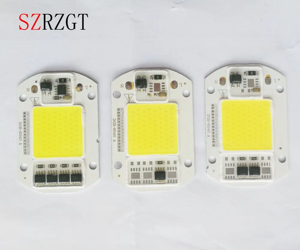 Чип COB для светодиодной лампы 20 Вт 30 50 220 В|led white chip|led 50w cobspotlight led |