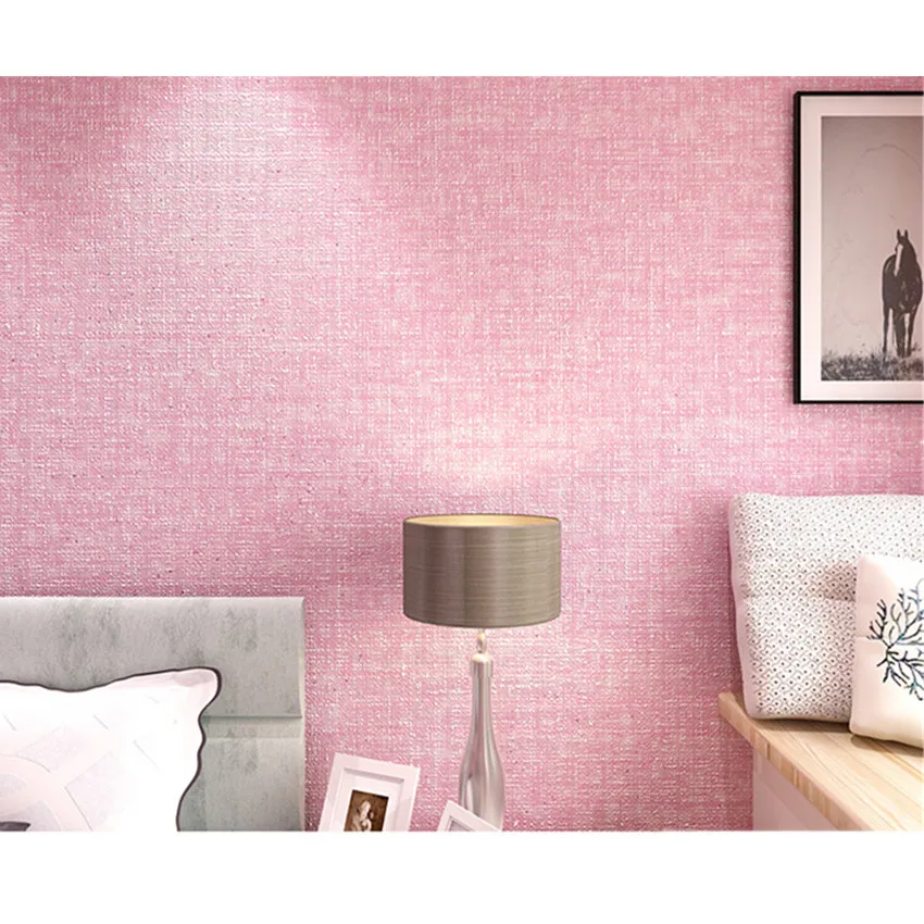 

Non-Woven 3D Wallpaper Modern Solid Color Wallpaper for Wall in Rolls Living Room Bedroom Background Wall Papers Home Decor